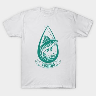 Fishing. Fisherman logo. T-Shirt